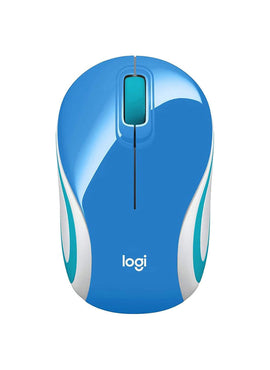 Logitech M187 Wireless Blue Mini Mouse