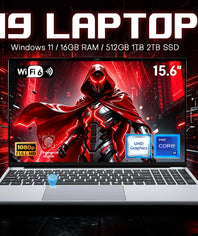 2026 Gaming Laptop Intel i9-10980HK/9900U Windows 11 Pro Office Study Computers 16GB RAM 1TB SSD Backlit Keyboad 15.6