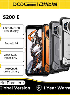 World Premiere DOOGEE S200E 5G Rugged Phone 1.32