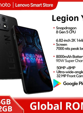 Lenovo Legion Y70 2026 Gaming Smartphone Global ROM Snapdragon 8 Gen 5 CPU 6.82 Inch 144Hz Display 8000mAh 90W Cellphone