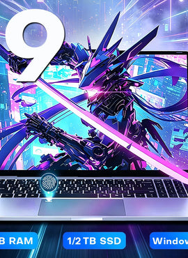 Portable Intel Core I9 10980HK Laptop 16GB RAM 1TB 2TB SSD Windows 11 15.6 inch Gaming Computer Fingerprint Unlock PC 4K Laptops