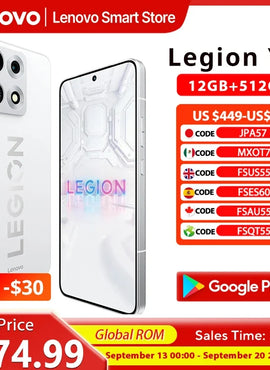 Lenovo Legion Y70 2026 Gaming Smartphone Global ROM Snapdragon 8 Gen 5 CPU 6.82 Inch 144Hz Display 8000mAh 90W Cellphone